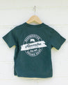 Dark Green Kids Cotton Shirt
