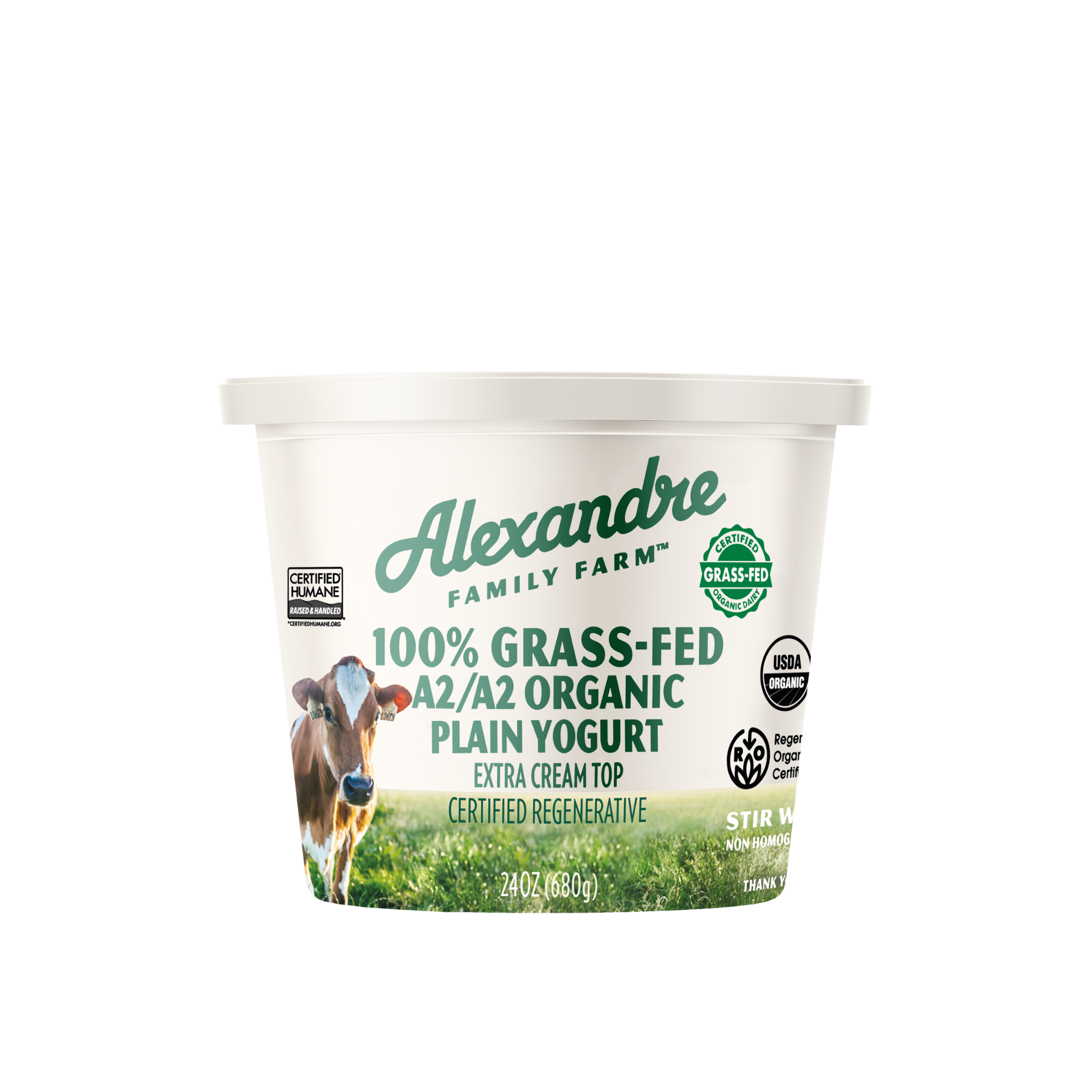 100 Grass fed Yogurt A2 A2 Organic Regenerative Alexandre